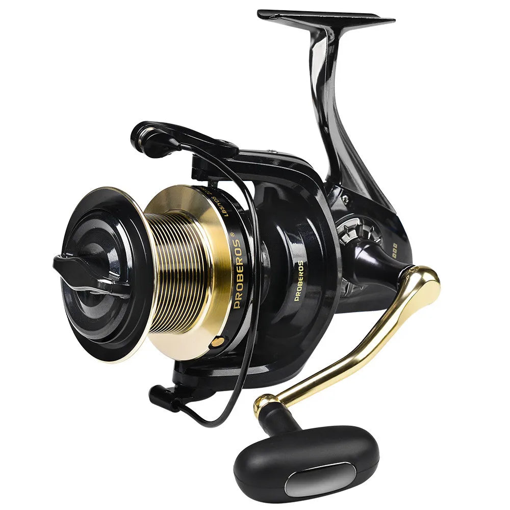Metal Spinning Wheel 4+1 Fishing Line Wheel 8000 10000 12000 Anchor Boat Long Throwing Pole Sea Lure Reel Fishing Gear Wholesale