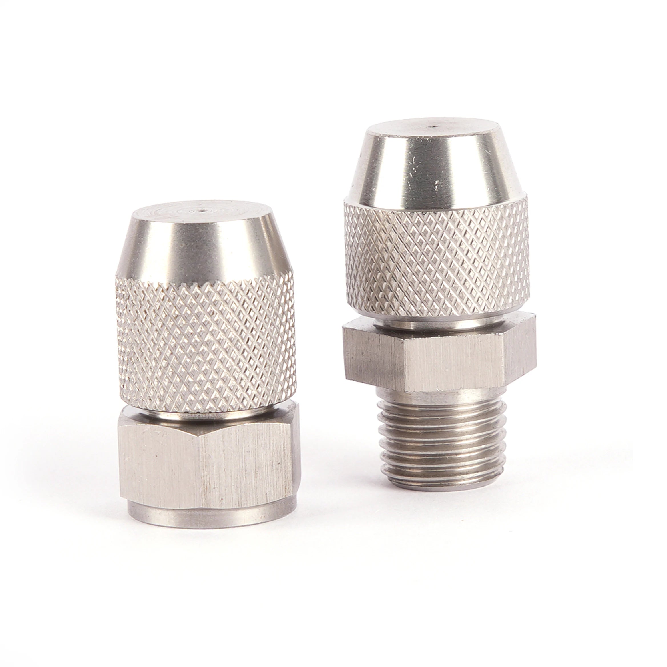 Stainless Steel High Low Pressure Fine Mist Fog Cannon Water Spray Jet Nozzle Snow Maker Mist Foger Spraying Water System Nozzle