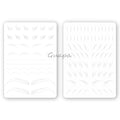 Private Label Silicone White Microblading Practice Skin 2 Sides Hair Strokes Practice Sheet Eyebrow Tattoo Latex