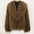 OFTBUY 2025 Women's Casual Winter Outerwear New Fashion Natural Mongolia Sheep Fur Coat Thick Warm Waterproof Jacket