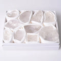 HZ Hot Sale Natural Clear Quartz Raw Crystal Rock Healing Stone Mineral Specimen Set Gift Box