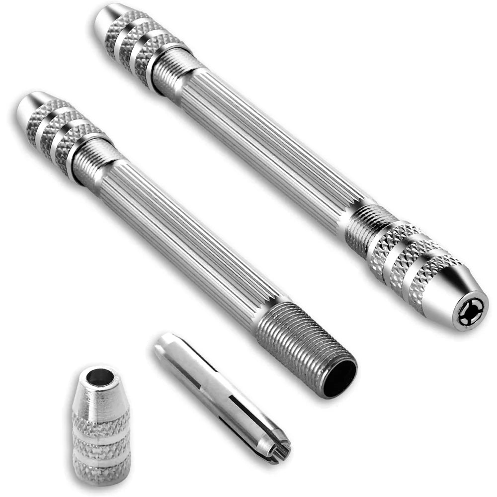 Diy Twist Wire Tool Hand Drill Mini Double Head Lock Hand Winding Copper Wire for Hairpin Key Chain Jewelry Making Hand Tool