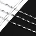 Stainless steel new black lantern chain ornament DIY European and American hop pendant foreign trade fashion scroll