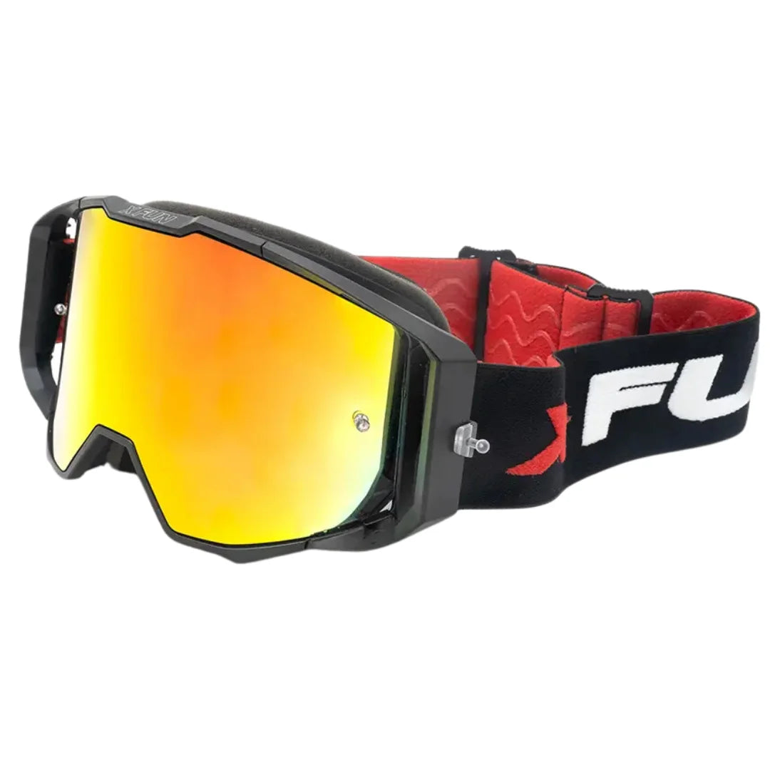 ENDURO 19Type Anti-Fog Snow Goggles Quick Release Polarized Optics Multiple Lens Colors for Riding-PC Frame Glass Lenses