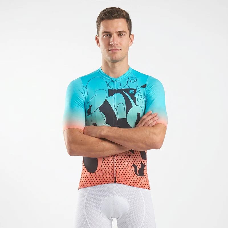 Road Trek Bicycle Jersey Custom Men Cycling Jersey Clothing