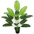Green Plant Ravenala Plastic Traveller's Palm Trees 82cm 18heads Artificial Banana Tree for Home Decoration