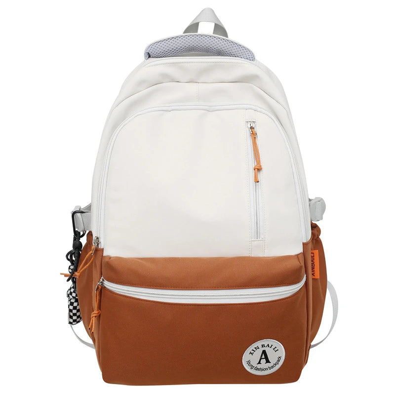 Backpack Simple Large Capacity Travel Backpack Female Casual Student Schoolbag Male One Piece Dropshipping 0643