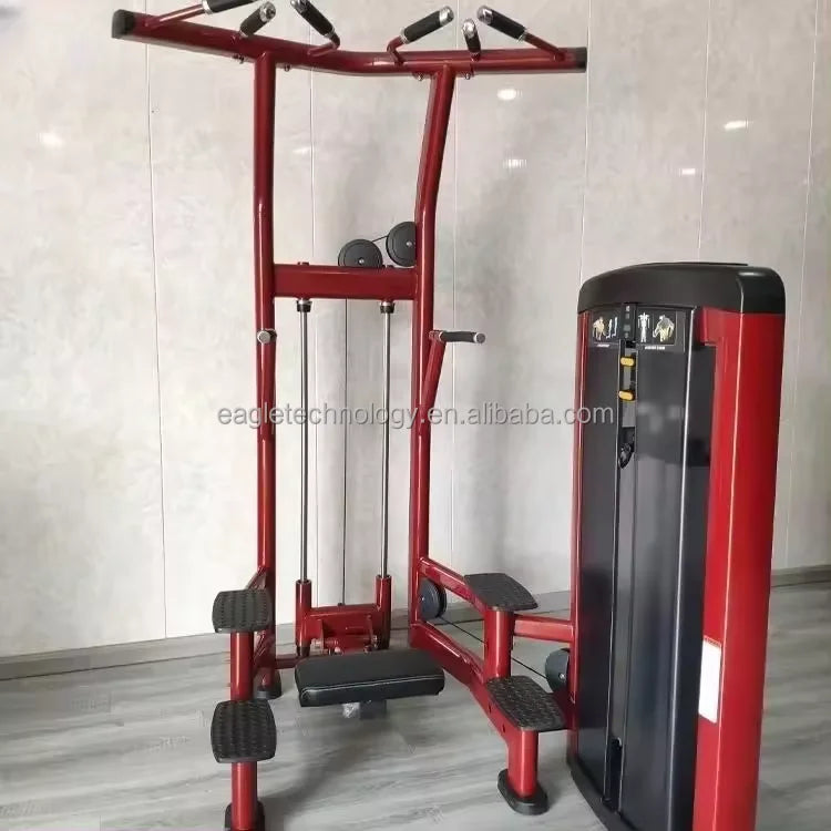 YG FITNESS YG -7002 Commercial Professional Fitness Equipment Pin Loaded Chin/Dip Assist Machine for Workout