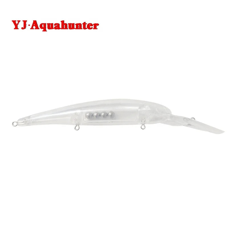 Fishing Top Water Lure  Body Unpainted  Float Lure with Rattles Bandit Lure Blank