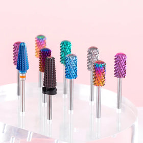 Carbide Nail Drill Bit Wholesale Electric Nail File Bits Coarse 3/32'' High Quality Dust Proof Carbide Nail Drill Bit Set