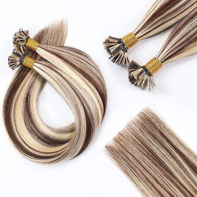 Brazilian Flat Tips Remy Hair Russian Flat Tip Blond Extensions Wholesale Cuticle Aligned Flat Tip Human Hair Extension Vendors