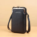 Wholesale Custom Women Mobile Phone Shoulder Bags Cash Wallet Card Holder Purses Pu Leather Cell Phone Crossbody Bag