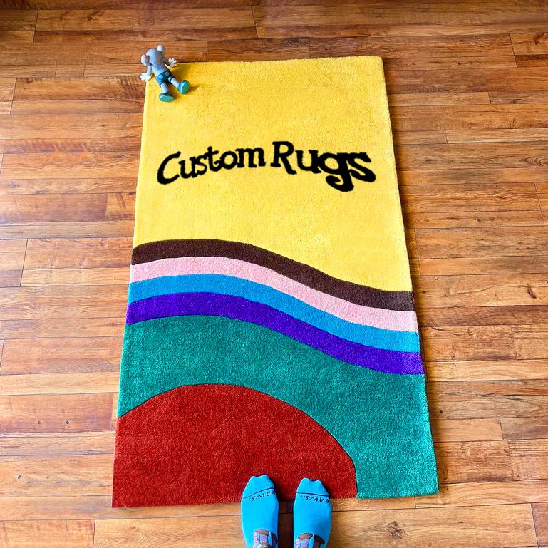 Handmade 3d Carpets Rugs Wholesale Custom Tuft Area Rugs With Logo Living Room Carpet Large Rugs