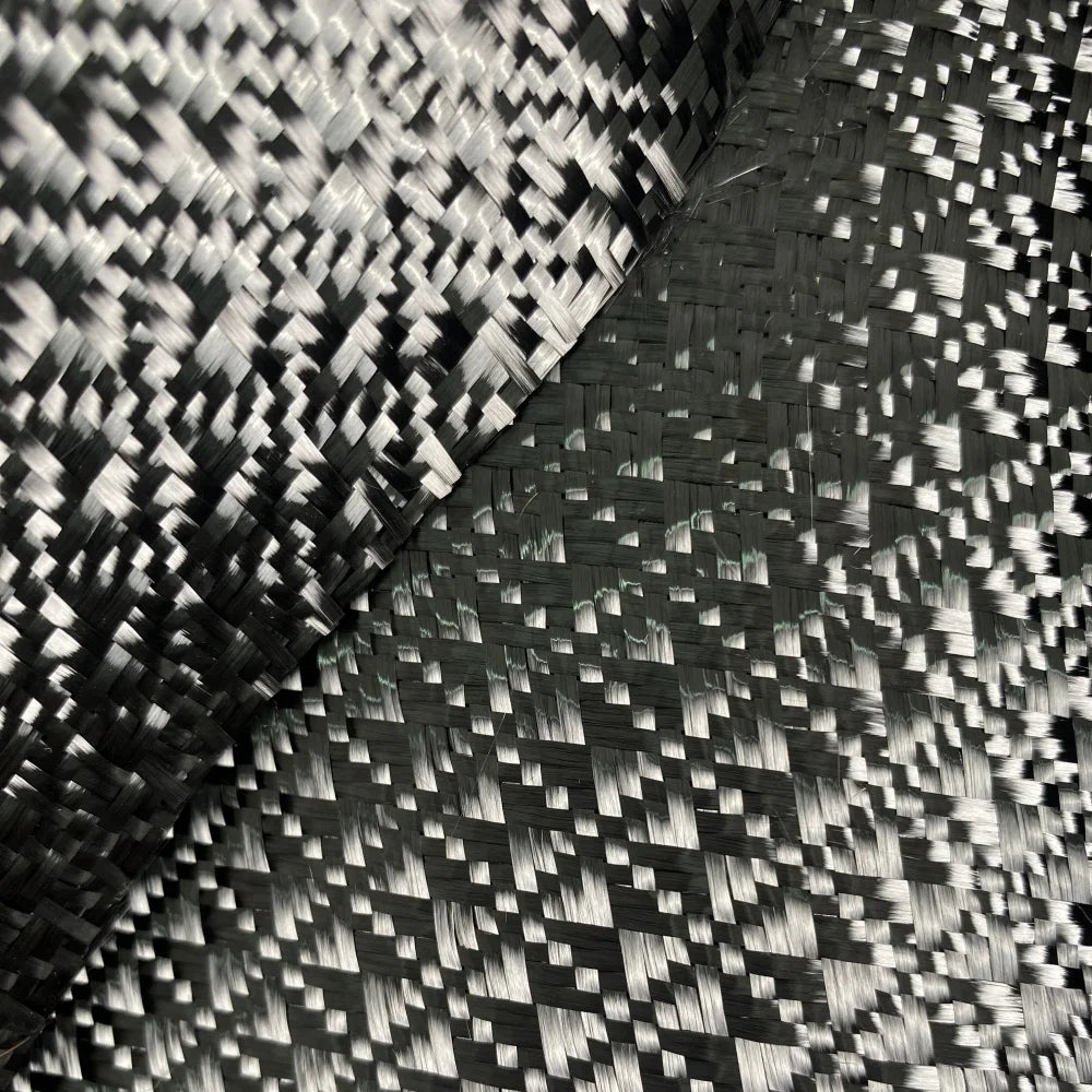 3K 240gsm Floral Pattern Jacquard Carbon Fiber Cloth Woven Fabric in Black for Decoration