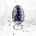 Wholesale Natural Crystal Healing Stone Amethyst Cluster Geode Egg for Home Decoration
