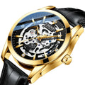 CHENXI 8821  Men Automatic Mechanical Tourbillon Movement Clock Business Waterproof Luminous Wrist Watch 8821 Relogio Masculino
