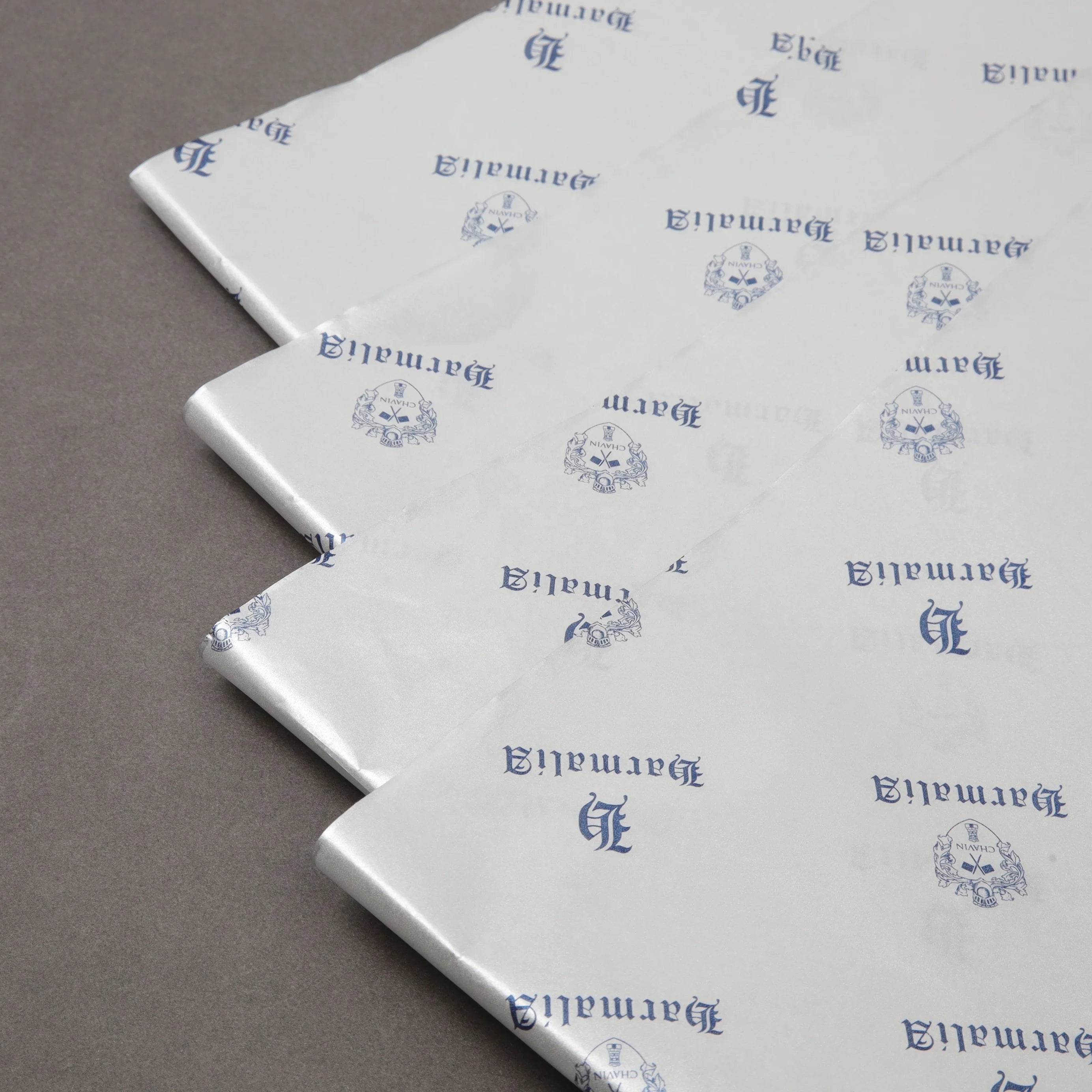 Carta Velina Wholesale Custom Personalized Printed Logo Wrapping Tissue Paper for Packaging