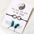 Balance Eight Trigrams of Yin and Yang Chinese Classical Taoism Philosophy Charm Bracelets