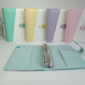 New Arrival Low MOQ in Stock Double Colors A5 Cash Envelopes Budget Binder Pu Leather Kids Budget Binder