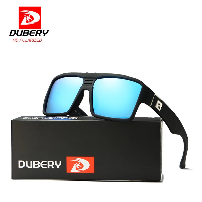 DUBERY Official Polarized Men's Red Sports Sunglasses TAC Lenses PC Frame UV400 Protection 2026 Trending Unisex Sunglasses