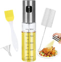 Durable 100ML Premium Kitchen Oil Spray Dispenser Bottle Portable Olive Oil BBQ Tools with Brush Kitchen Cooking Essentials