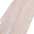 Quality 4A 3A Freshwater Rice Bead Strand String 3-10mm Size White Color Drop Shape Real Freshwater Pearls 3-4mm