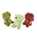 Kawaii 12cm Dinosaur Plush Doll Toys Pendant Cute Stuffed Animal Toy Plush Toys Keychain Portable Stuffed Doll Keyring Backpack