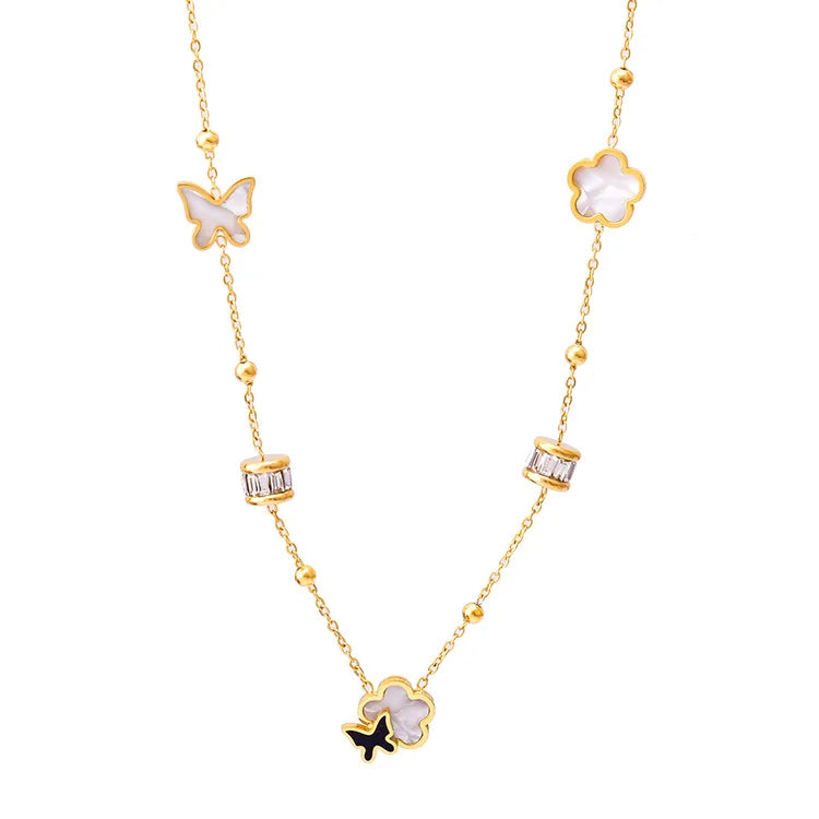 GT Fashion 18k Gold Plated Jewelry Custom Necklace New Designs Pendant Necklace Set Jewelry Choker Necklace Wholesale