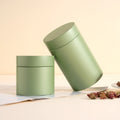 Tianhui Small Round Tin Cans Metal Airtight Tins Food Grade Canister for Powder