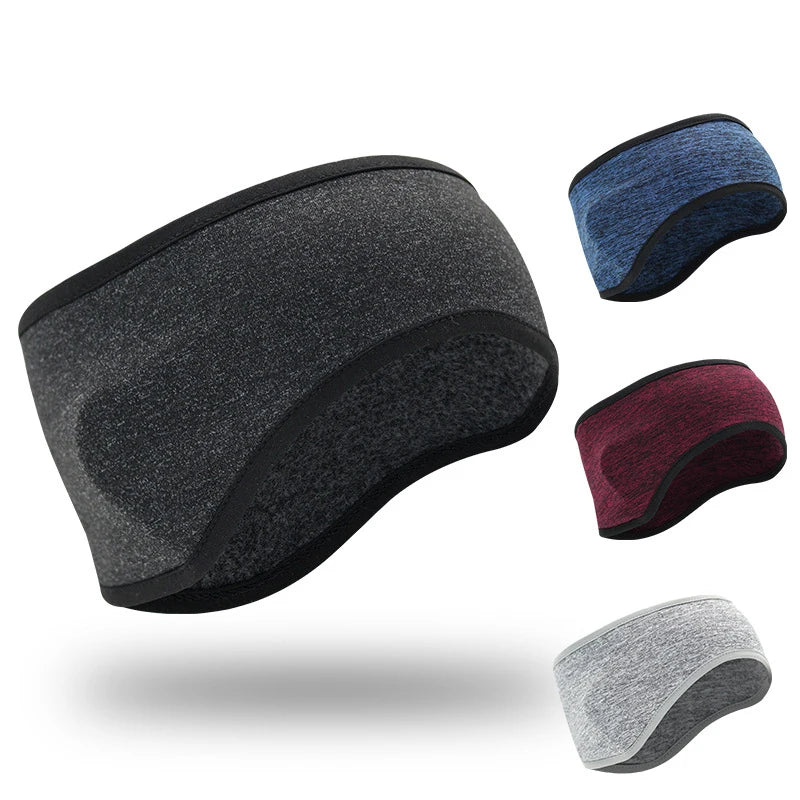 Wholesale Scarf Outdoor Fleece Ear Protection Headband  Sports Running Cycling Warm Windproof Head  Cover Forehead Hairband