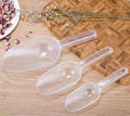 Plastic Scoop for Popcorn Cookie Candy Buckets Acrylic Large Scoop for Parties Wedding Bar Jars Freezer Dry Goods