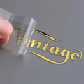Self-adhesive Label Customized Crystal Mental Car Sticker logo Transparent Metal Label UV Transfer Sticker