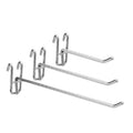 Hookei Customized Size Grid Panel Metal Clothes Hanging Wall Wire Pegboard Hooks Slatwall Display Hook