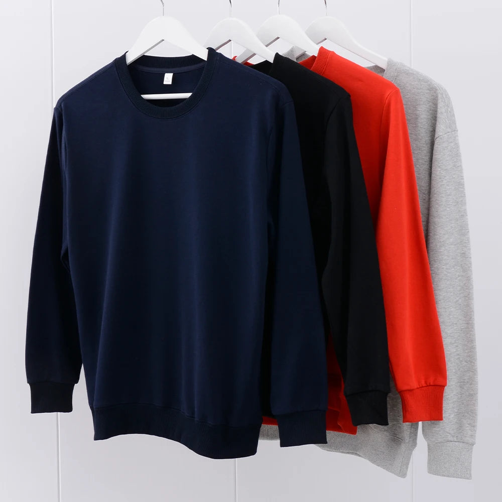 Xinglan Custom Logo Blank French Terry Workout Hoodies Cotton Crew Neck Sweatshirts for Men Casual Blank Hoodi