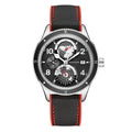 SEAKOSS Men's 1963 Earth Automatic Mechanical Watch 100m Dive Capability Super Diving Wristwatch Luminous Display 20mm Silicone