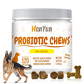 Factory Digestive Probiotics Soft Chews for Dogs - Natural Digestive Support Immunity Health Seasonal Allergies