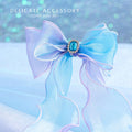New Girls Cute Colorful Chiffon Bow Ribbon Hairpins Children Sweet Hair Decorate Headband Hair Clips Fashion Hair Accessories