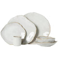 Solhui Nordic Household Tableware Ceramics Irregular Rice Salad Bowls Restaurant Dinnerware Plate