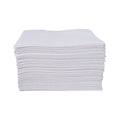 HeathRun OOA-M0400 Rapid Adsorption White Heavy Weight Oil Absorbent Pad & Absorb Mat for Ocean Use