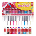 RS Nail Paint Uv Gel Soak off Nail Art Uv Led 10 Colors Kit Super Rich Pure Color Painting Gel Nail Polish Set