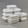 Biodegradable Disposable Sugarcane Bagasse Tableware Compostable Eco-Friendly Plastic Packaging Offset Printing Surface for