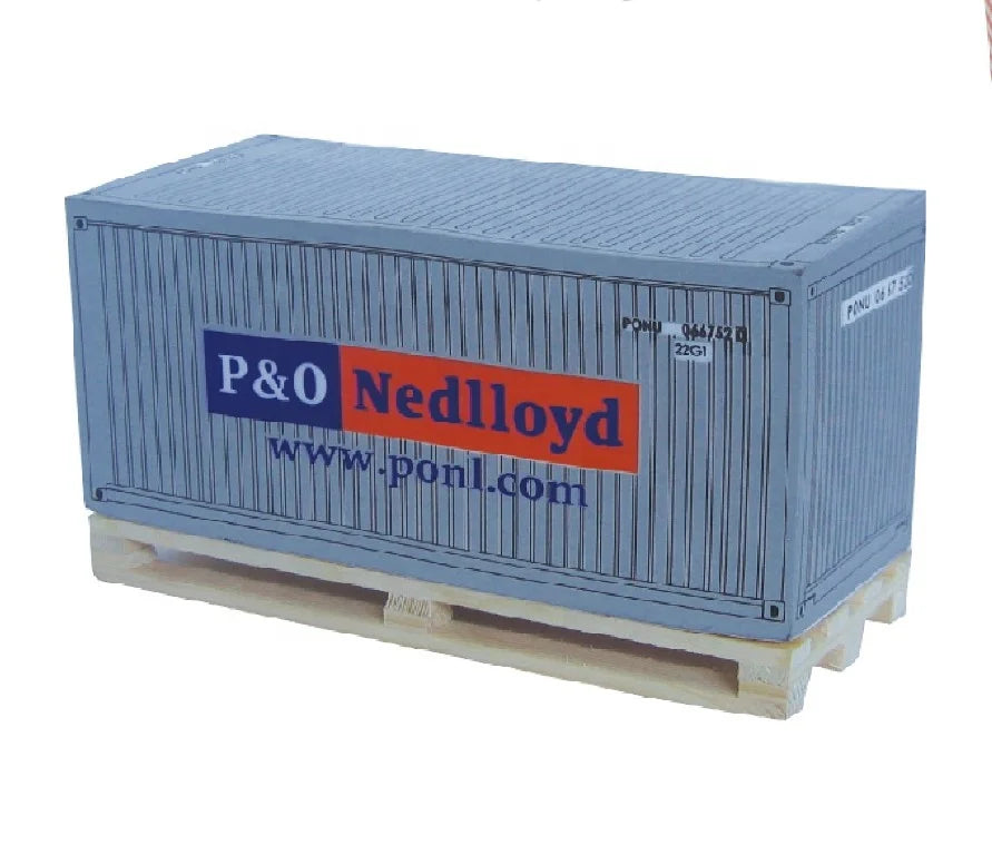 Custom Container Shape Memo Cube with Wooden Pallet