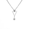 Trendy Stainless Steel Triangle Shape Hollow Charm Necklace Rhinestone Pendant Necklace Gold Plated Jewelry Gifts for Women