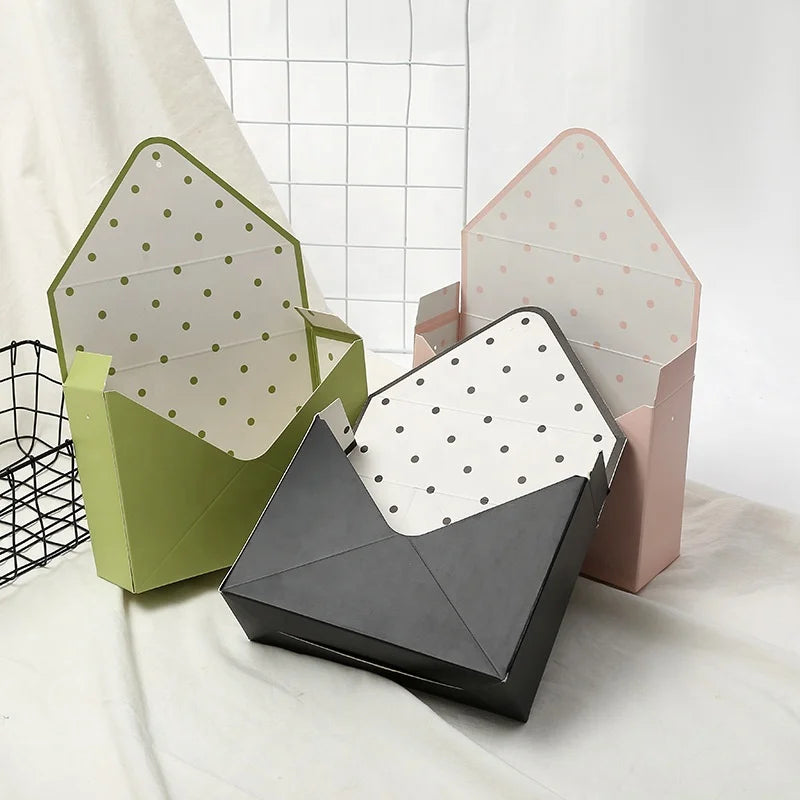 CSMD Chinese Manufacturer Yiwu Hot Sale Wholesale Cardboard Paper Material Envelope Rose Flower Packaging Boxes For Mother's Day