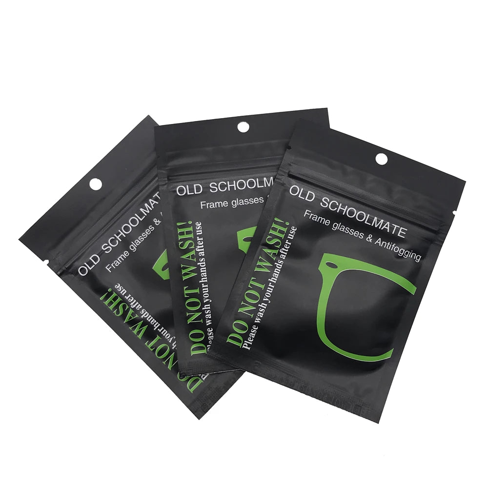 Microfiber Anti-Fog Square Eyeglass Cleaner Multi-Use Dry Cloth with Durability Scratch-Free Comfort