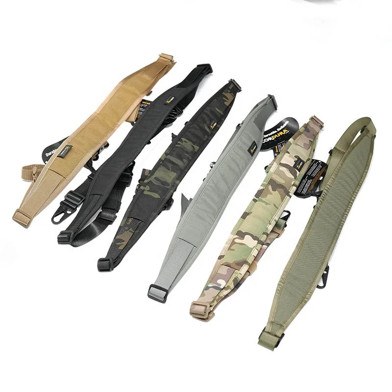 Tactical Sling Modular Strap Removable 2 Point / 1 Point 2.25" Padded Hunting Accessories