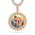 New Arrival 18K Gold Plated Picture Pendant Hip Hop Jewelry Iced Out Zircon Diamond Custom Necklace Pendant