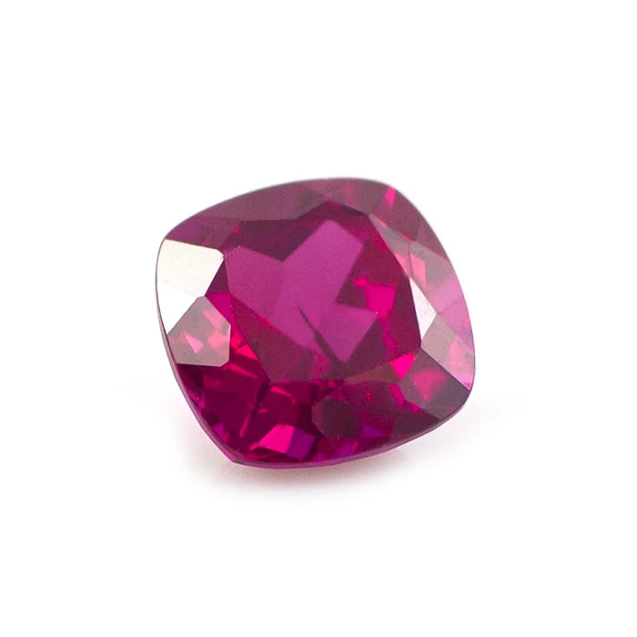 Wholesale Price Cushion Cut Lab Grown Ruby Gemstone #5 Blood Red Synthetic Corundum for Jewelry