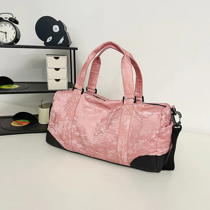 Separate Dry and Wet Yoga Swimming Pu Portable Outdoor Sports Travel Men Duffle Custom Gym Bag