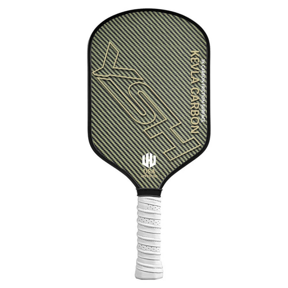 2024 New Thermoformed Pickleball Paddle Kevlar Dynamic Gold Surface Provides Unrivaled Control and Precision Spinning